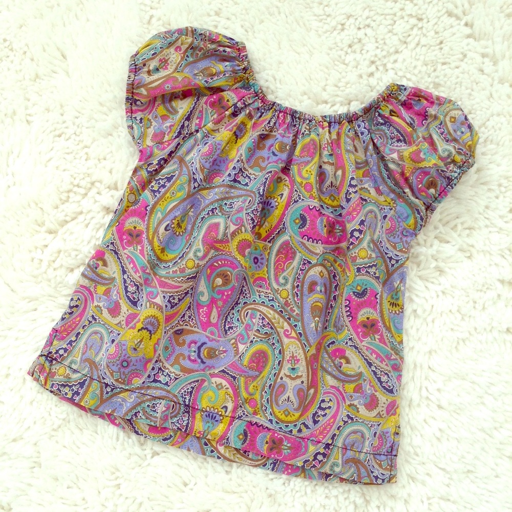 PEEK paisley print top